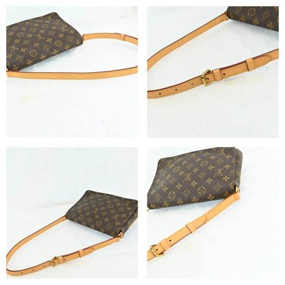 Authentic LOUIS VUITTON Monogram Musette Tango Short Strap Bag bsj710-112725 - Picture 6 of 16